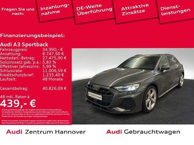 Gebraucht Audi A3 S-Line 150 PS (110 kW) 2024 Daytonagrau perleffekt Limousine