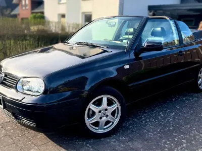 Gebraucht VW Golf Conceptline 101 PS (74 kW) 2000 Schwarz Cabrio