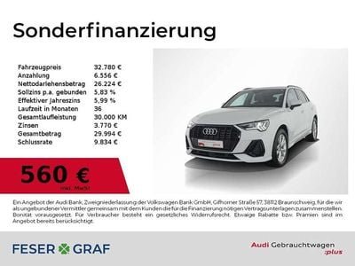 Usata Audi Q3 S-Line 150 CV (110 kW) 2024 Bianco SUV
