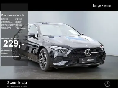 Gebraucht Mercedes A180 Progressive 136 PS (100 kW) 2025 Schwarzlack kosmosschwarz (metallic) Limousine