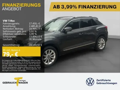 Gebraucht VW T-Roc Style 110 PS (80 kW) 2023 Grau SUV
