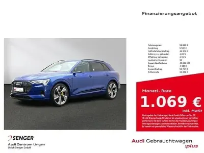 Usata Audi e-tron Advanced 300 kW (408 CV) 2022 Blu SUV