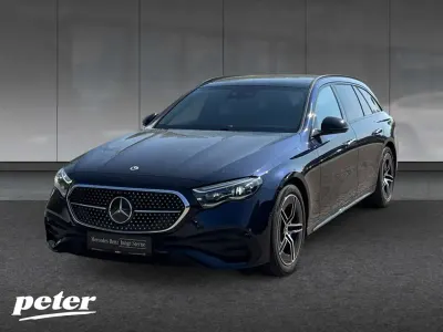 Gebraucht Mercedes E450 AMG Line Premium Plus 381 PS (280 kW) 2025 Metalliclack nautikblau metall Kombi