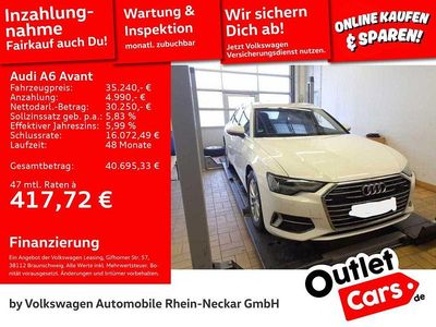 Weiß Gebraucht 2023 Audi A6 Sport Kombi | 34.888 € (Fairer Preis)