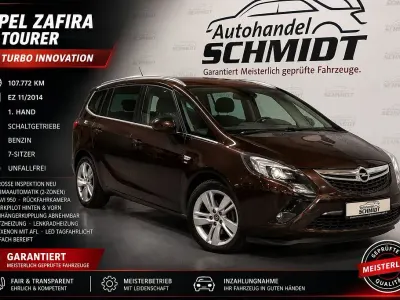 Gebraucht Opel Zafira Tourer Innovation 140 PS (102 kW) 2014 Braun Van / Kleinbus