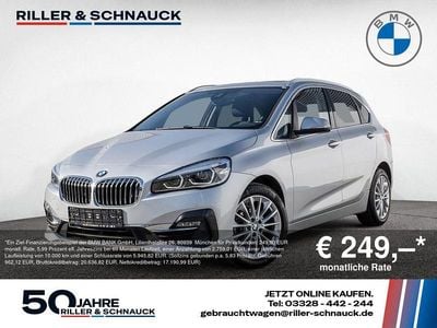 Używany BMW 218 Active Tourer Luxury Line 136 KM (100 kW) 2021 Srebrny Minivan