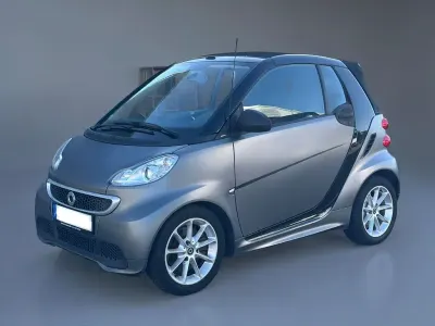 Brugt Smart ForTwo Cabrio 54 HK (39 kW) 2012 Sort Cabriolet