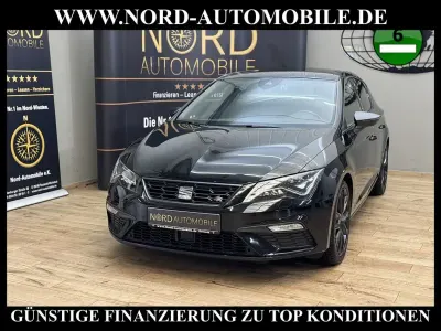 Usata Seat Leon FR-Line 150 CV (110 kW) 2020 Nero Berlina