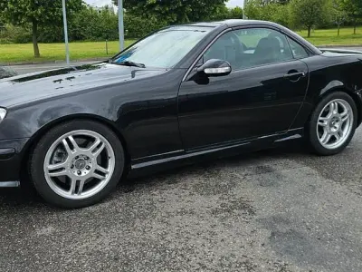 Używany Mercedes SLK32 AMG AMG 354 KM (260 kW) 2001 Czarny Kabriolet