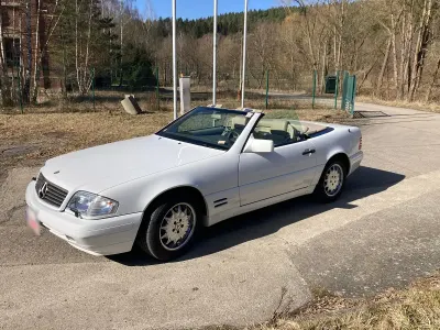 Gebraucht Mercedes SL500 320 PS (235 kW) 1996 Weiß Cabrio