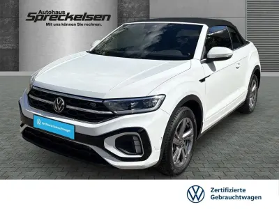 Gebraucht VW T-Roc Cabriolet R-line 150 PS (110 kW) 2025 Weiß Cabrio