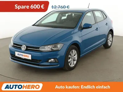 Gebraucht VW Polo Highline 95 PS (69 kW) 2019 Dark petrol Kleinwagen