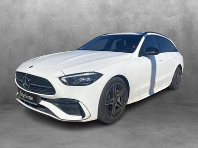 Weiß Gebraucht 2022 Mercedes C200 AMG line Limousine | 33.550 € (Fairer Preis)