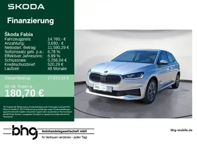 Gebraucht Skoda Fabia Tour 95 PS (69 kW) 2022 Silber Kleinwagen