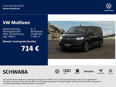 Neu VW Multivan Life 150 PS (110 kW) 2026 Schwarz (deep black perleffekt) Van