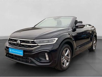Gebraucht VW T-Roc Cabriolet R-line 150 PS (110 kW) 2023 Schwarz Cabrio