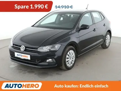 Gebraucht VW Polo Comfortline 95 PS (69 kW) 2018 Schwarz Kleinwagen