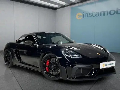 Nieuw Porsche 718 Boxster 500 PK (367 kW) 2025 Zwart Cabriolet