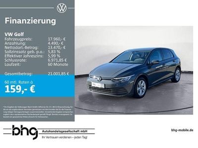 Gebraucht VW Golf VIII Life 131 PS (96 kW) 2020 Grau Limousine