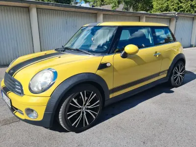 Gebraucht Mini ONE 98 PS (72 kW) 2010 Gelb Kleinwagen
