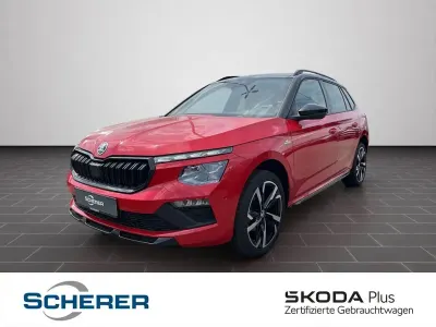 Gebraucht Skoda Kamiq Monte Carlo 150 PS (110 kW) 2024 Velvetrot premium metallic (metallic) SUV