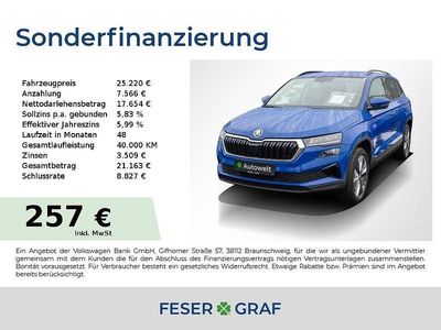 Gebraucht Skoda Karoq Style 150 PS (110 kW) 2022 Energyblau SUV