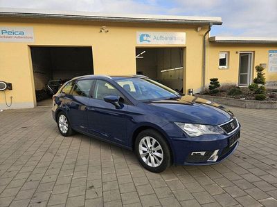Usata Seat Leon ST Style 110 CV (80 kW) 2017 Blu Station wagon