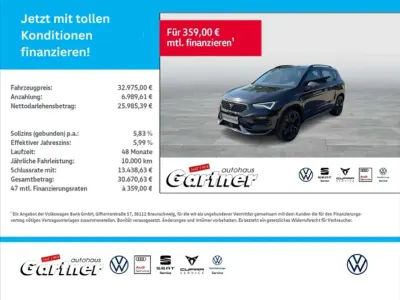 Gebraucht Cupra Ateca 300 PS (220 kW) 2023 Magic schwarz metallic SUV