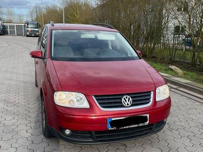 Usata VW Touran Basis 102 CV (75 kW) 2003 Rosso Monovolume