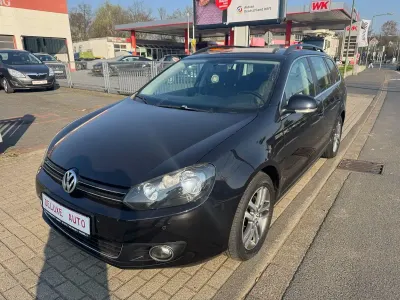 Gebraucht VW Golf VI Comfortline 105 PS (77 kW) 2010 Schwarz Kombi