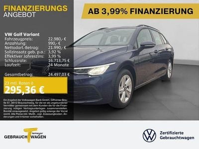 Blau Gebraucht 2021 VW Golf VII Life Kombi | 22.980 € (Fairer Preis)