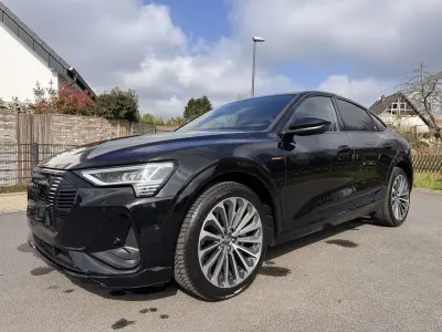 Brugt Audi e-tron Sportback S-Line 230 kW (313 HK) 2020 Sort SUV