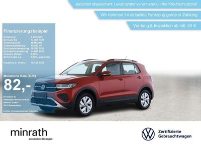 Gebraucht VW T-Cross Life 95 PS (69 kW) 2024 Rot SUV