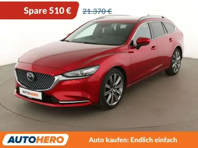 Gebraucht Mazda 6 Sports-Line 194 PS (142 kW) 2019 Soul red crystal Kombi