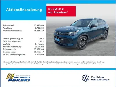 Gebraucht VW Tiguan Goal 150 PS (110 kW) 2025 Blau SUV