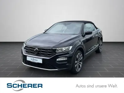 Gebraucht VW T-Roc Cabriolet Style 150 PS (110 kW) 2021 Schwarz Cabrio