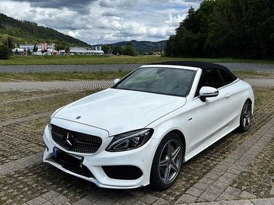 Gebraucht Mercedes C250 AMG line 211 PS (155 kW) 2017 Weiß Cabrio