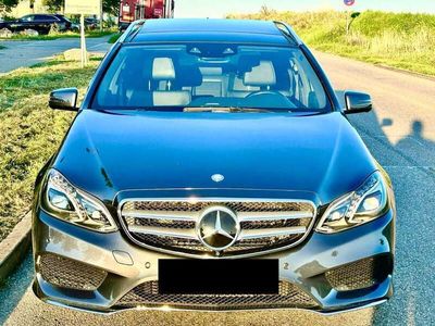 gebraucht Mercedes E350 CDI-T-BLUE-TEC-4Matic-7G-TR.-AMG-LINE-CARPLAY-PANO