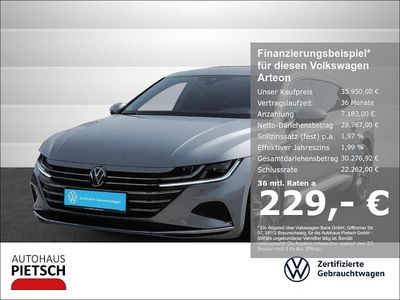 Second-hand VW Arteon Elegance 150 CP (110 kW) 2024 Argintiu Break