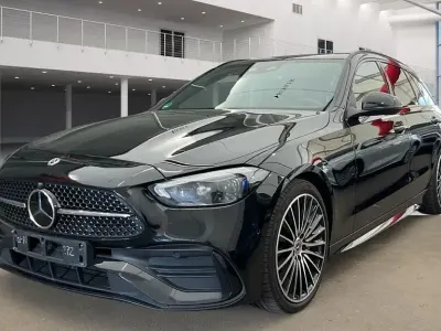 Brugt Mercedes C220 AMG 220 HK (161 kW) 2023 Sort Sedan