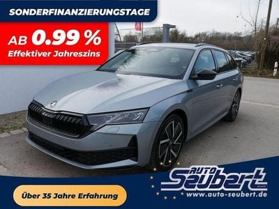Neu Skoda Octavia SportLine 150 PS (110 kW) 2026 Smokey diamond silber metallic Kombi