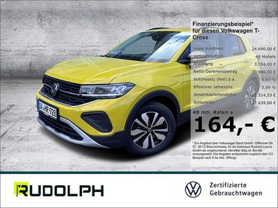 Gelb Gebraucht 2025 VW T-Cross Goal SUV | 24.690 € (Guter Preis)