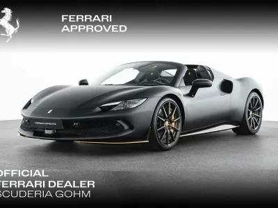 Nouă Ferrari 296 663 CP (487 kW) 2025 Negru Cabrio