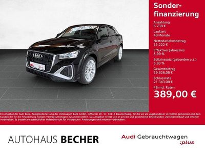 Gebraucht Audi Q2 S-Line 150 PS (110 kW) 2024 Mythosschwarz metallic SUV