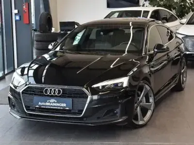 Brugt Audi A5 Sportback S-Line 204 HK (150 kW) 2022 Sort Hatchback