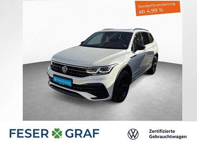 Oryxweiß perlmutteffekt Gebraucht 2024 VW Tiguan Allspace R-line SUV | 39.390 € (Guter Preis)