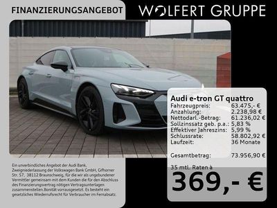 Gebraucht Audi e-tron GT quattro Exclusive 350 kW (476 PS) 2023 Pfeilgrau perfeffekt audi excl Limousine