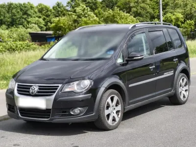 Gebraucht VW Touran Cross 170 PS (125 kW) 2009 Schwarz Van / Kleinbus