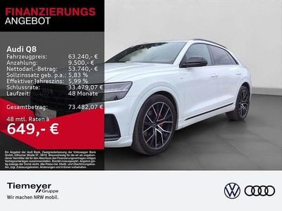 Gletscherweiß metallic Gebraucht 2021 Audi Q8 Ambiente SUV | 53.980 € (Superpreis)