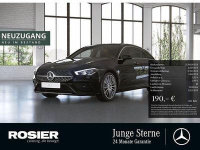 Gebraucht Mercedes CLA200 Shooting Brake AMG line 163 PS (119 kW) 2020 Schwarz / kosmosschwarz Kombi